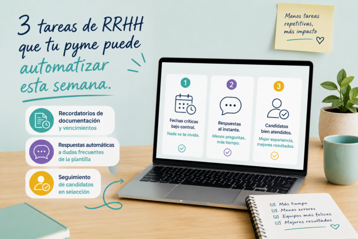 tareas de RRHH que tu pyme puede automatizar esta semana