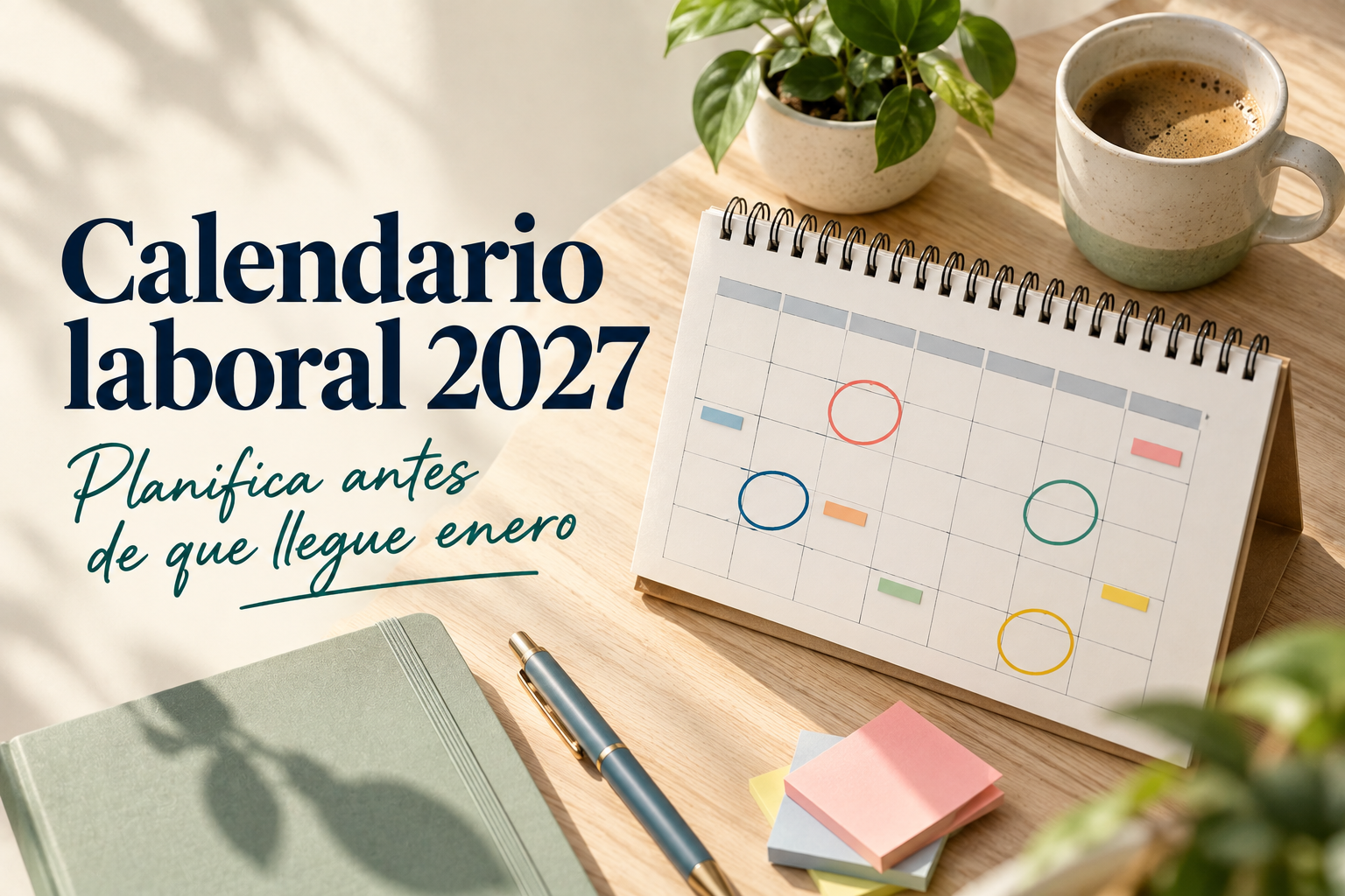 Calendario laboral 2027: festivos, puentes y vacaciones