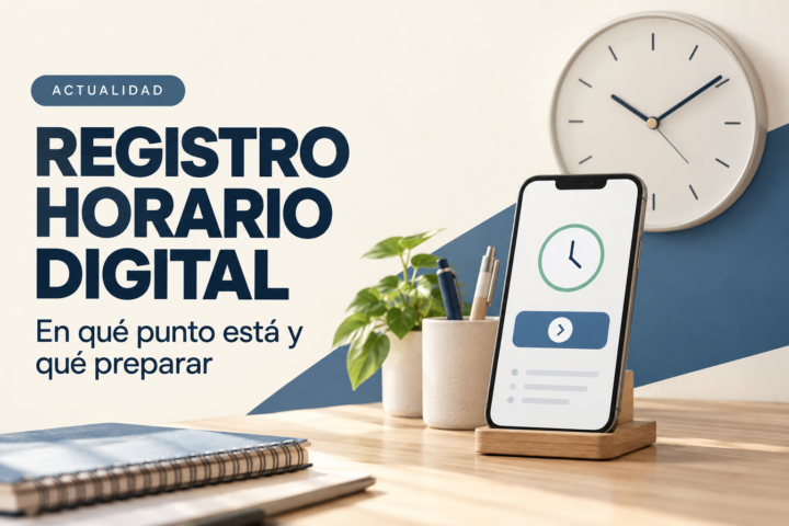 car.) Registro horario digital: estado del Real Decreto en 2026